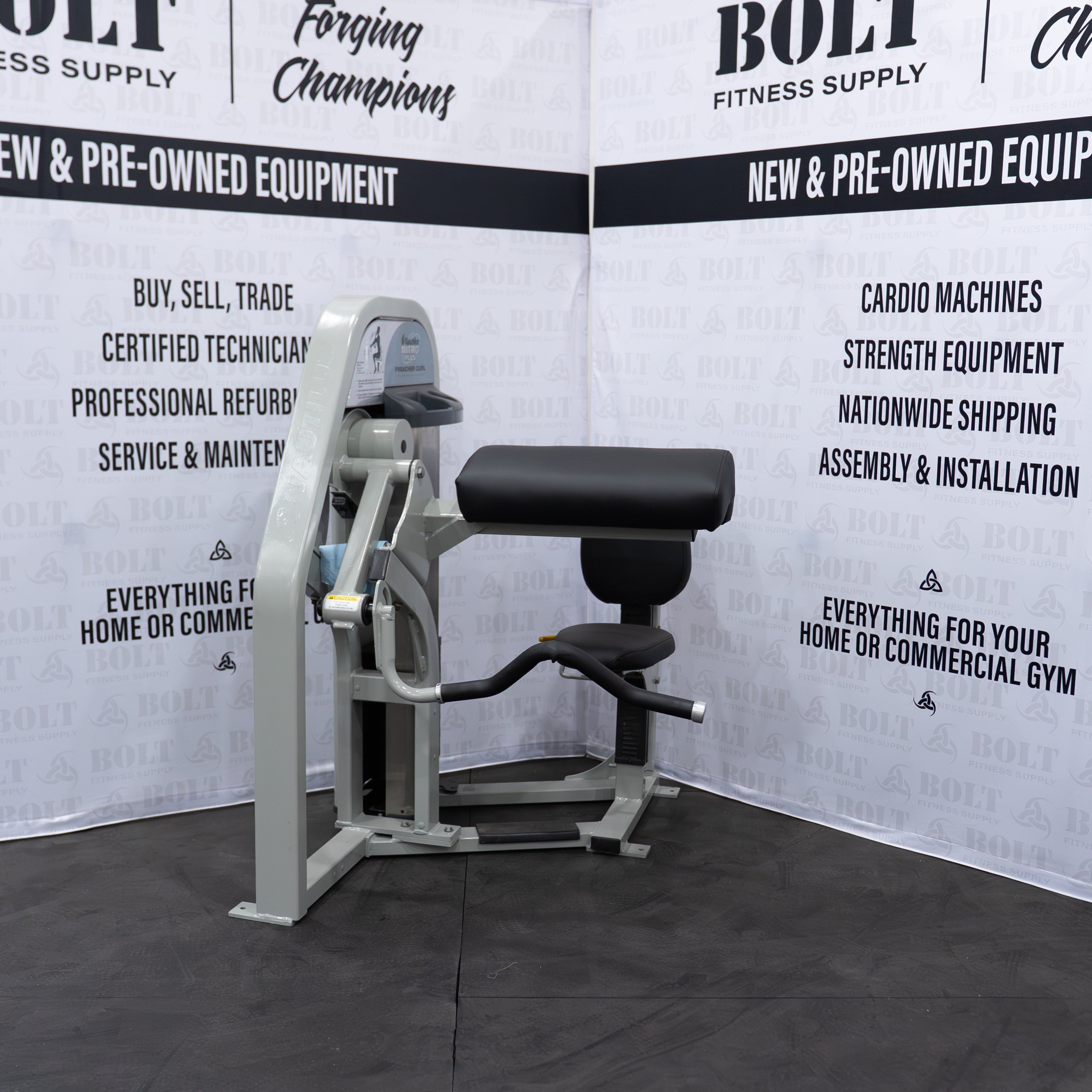 Nautilus | Nitro Plus Preacher Curl Grey | 250276