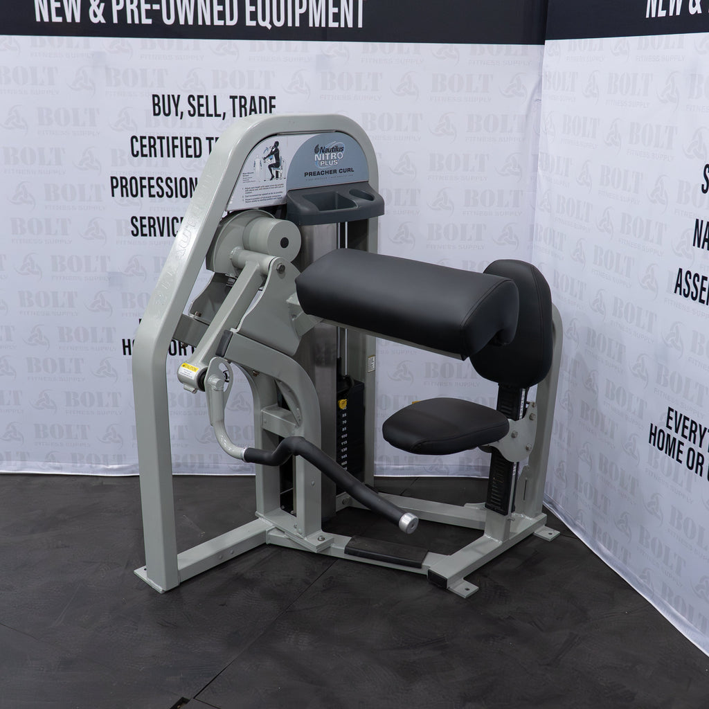 Nautilus | Nitro Plus Preacher Curl Grey | 250276