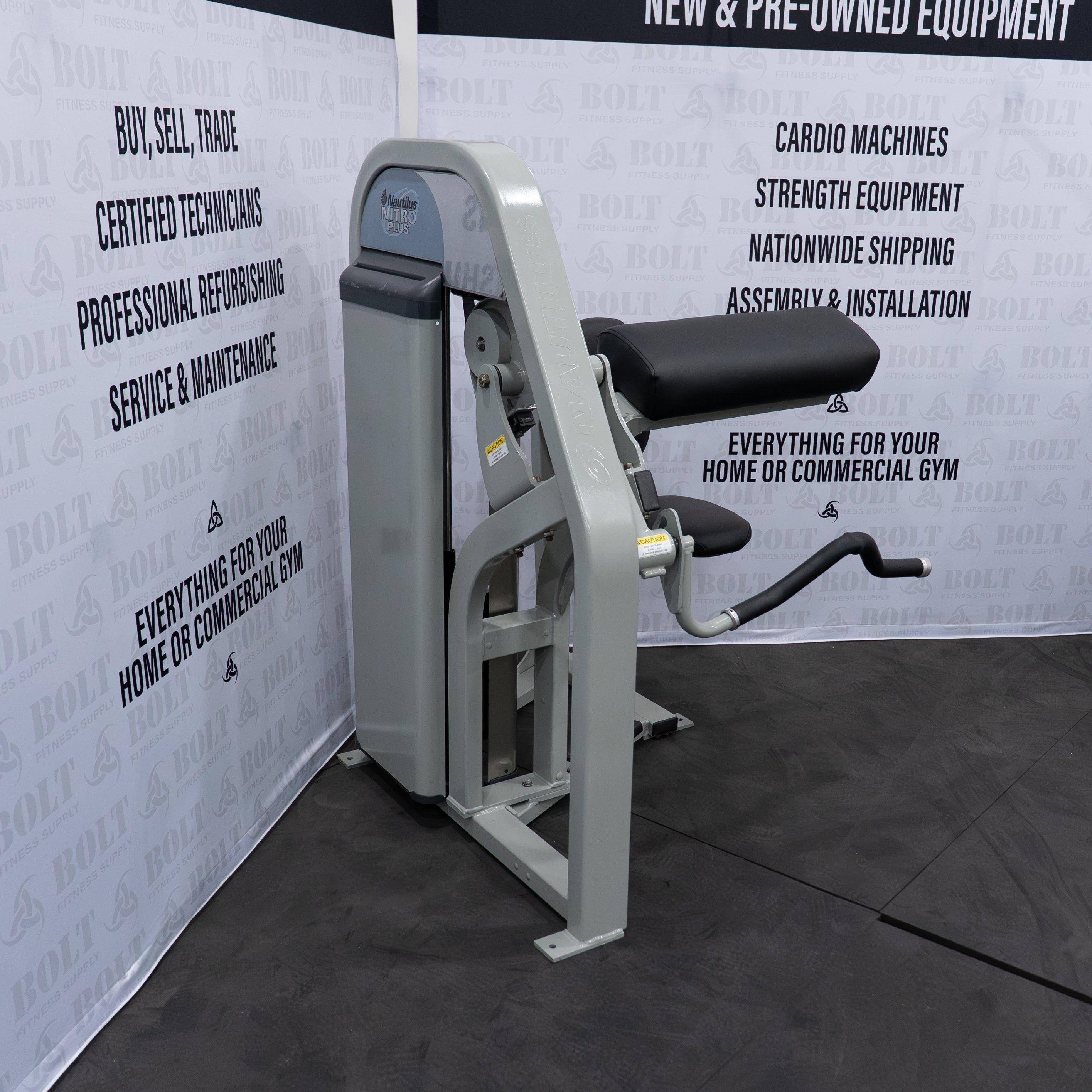 Nautilus | Nitro Plus Preacher Curl Grey | 250276