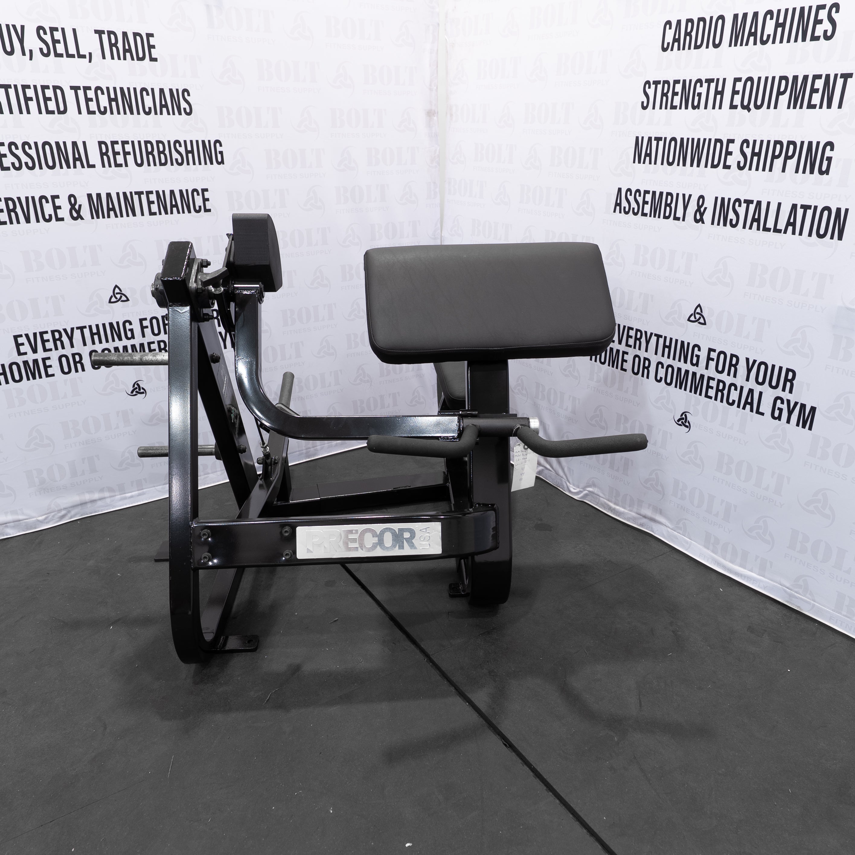 Precor | Plate Loaded Bicep curl FLT 520 (black) | none